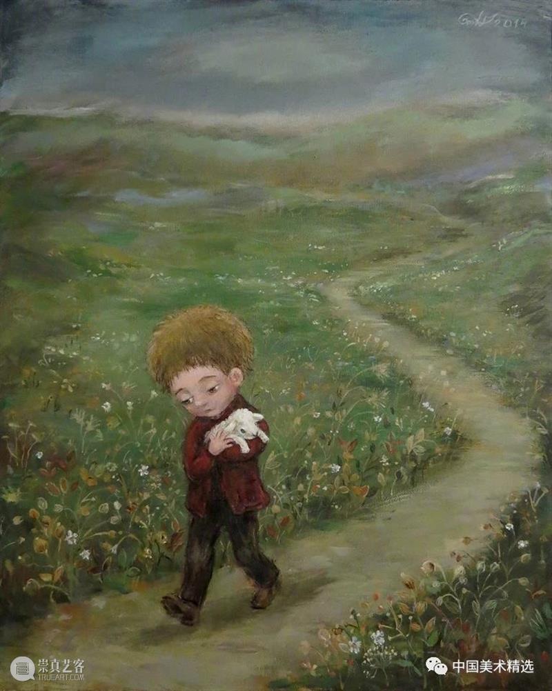 关于童年的回忆 童年 绘画 画作 生活 灵感 格鲁吉亚 艺术家 Chakvetadze 画中 爱情 崇真艺客