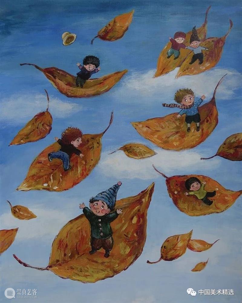 关于童年的回忆 童年 绘画 画作 生活 灵感 格鲁吉亚 艺术家 Chakvetadze 画中 爱情 崇真艺客