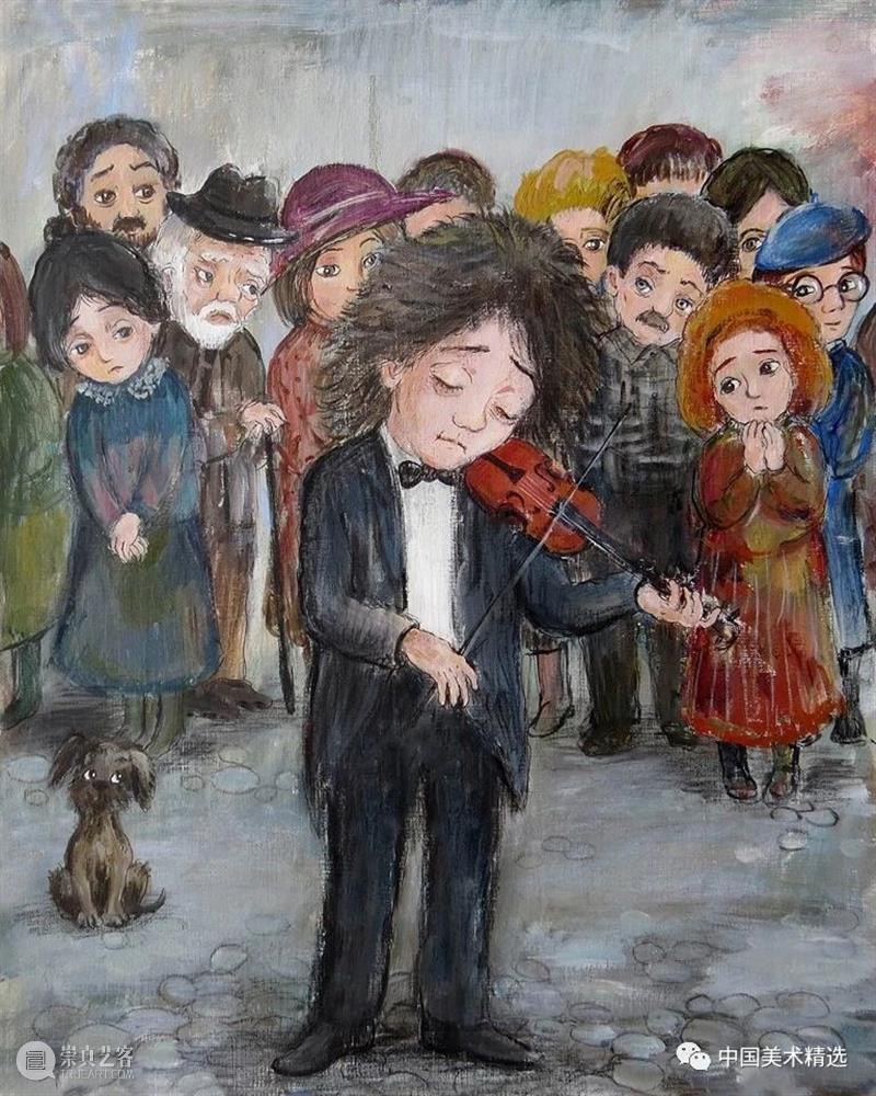关于童年的回忆 童年 绘画 画作 生活 灵感 格鲁吉亚 艺术家 Chakvetadze 画中 爱情 崇真艺客