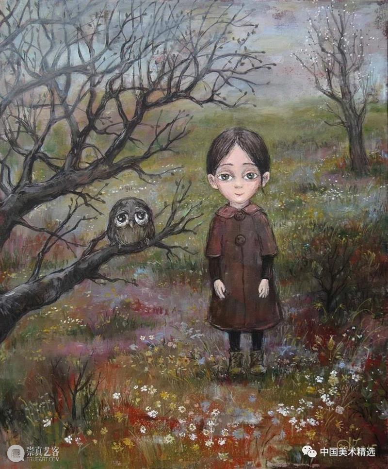 关于童年的回忆 童年 绘画 画作 生活 灵感 格鲁吉亚 艺术家 Chakvetadze 画中 爱情 崇真艺客