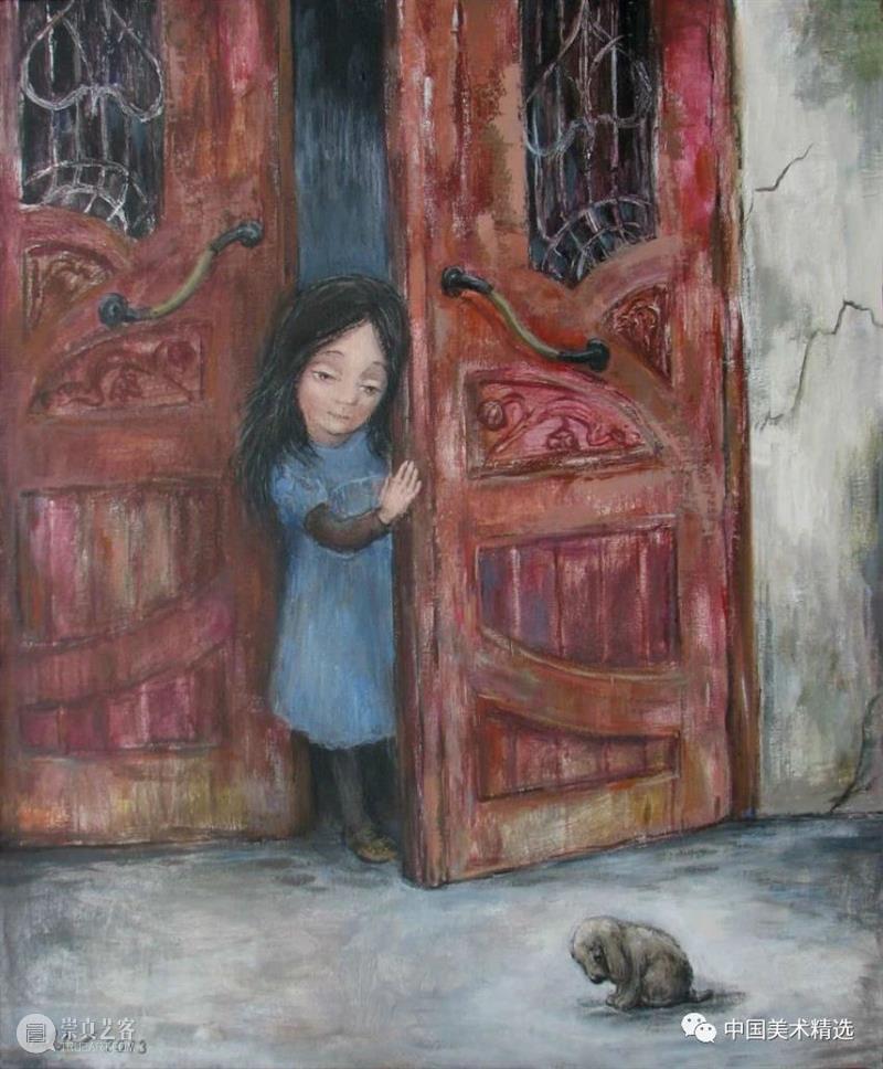 关于童年的回忆 童年 绘画 画作 生活 灵感 格鲁吉亚 艺术家 Chakvetadze 画中 爱情 崇真艺客