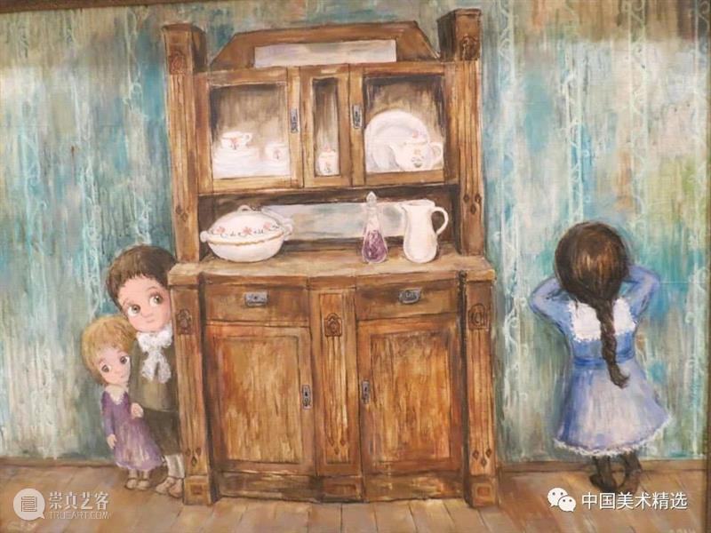 关于童年的回忆 童年 绘画 画作 生活 灵感 格鲁吉亚 艺术家 Chakvetadze 画中 爱情 崇真艺客