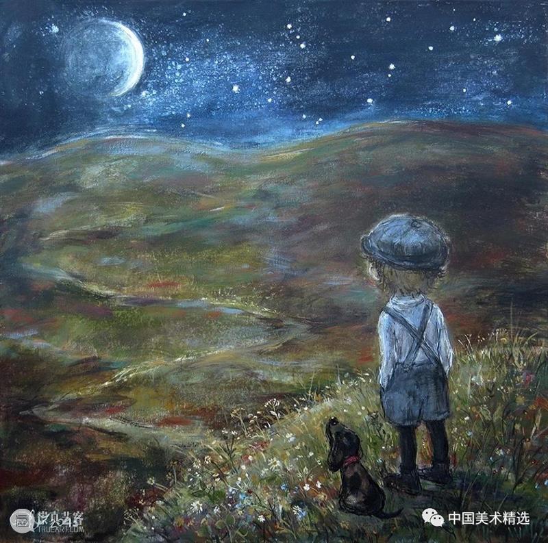 关于童年的回忆 童年 绘画 画作 生活 灵感 格鲁吉亚 艺术家 Chakvetadze 画中 爱情 崇真艺客