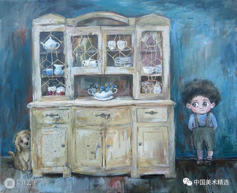 关于童年的回忆 童年 绘画 画作 生活 灵感 格鲁吉亚 艺术家 Chakvetadze 画中 爱情 崇真艺客