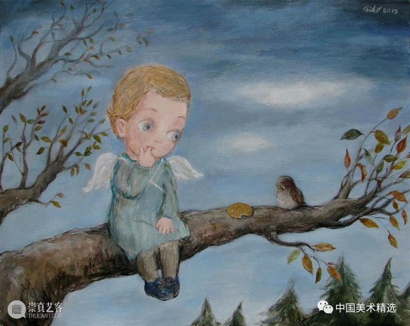 关于童年的回忆 童年 绘画 画作 生活 灵感 格鲁吉亚 艺术家 Chakvetadze 画中 爱情 崇真艺客