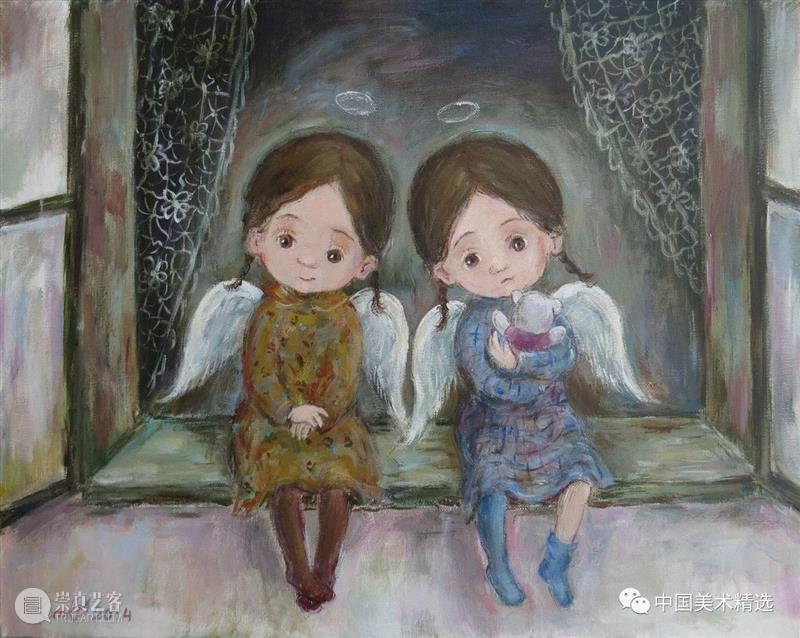 关于童年的回忆 童年 绘画 画作 生活 灵感 格鲁吉亚 艺术家 Chakvetadze 画中 爱情 崇真艺客