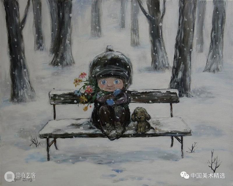 关于童年的回忆 童年 绘画 画作 生活 灵感 格鲁吉亚 艺术家 Chakvetadze 画中 爱情 崇真艺客