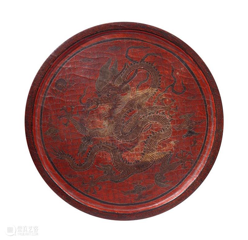 【保利拍卖十五周年】雕漆艺术品粹珍 雕漆 艺术品 保利拍卖 粹珍 弘治 花鸟 大盘 弘治年 滇南 尹禄 崇真艺客