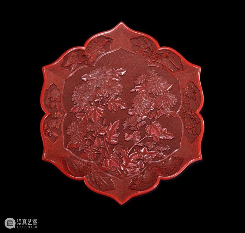 【保利拍卖十五周年】雕漆艺术品粹珍 雕漆 艺术品 保利拍卖 粹珍 弘治 花鸟 大盘 弘治年 滇南 尹禄 崇真艺客