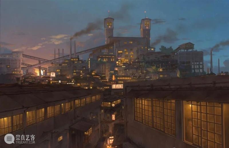 光效丨插画中梦幻温馨的光影世界，夜晚的灯光那么暖 插画 夜晚 梦幻 灯光 世界 光效 光影 上方 中国舞台美术学会 右上 崇真艺客