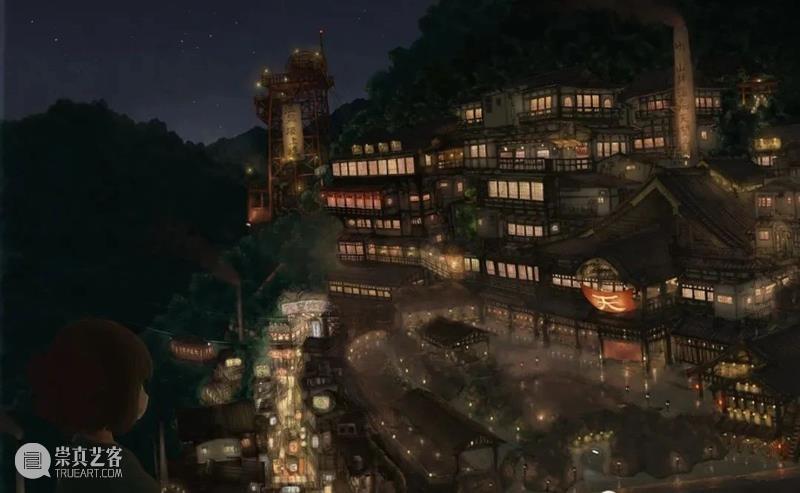 光效丨插画中梦幻温馨的光影世界，夜晚的灯光那么暖 插画 夜晚 梦幻 灯光 世界 光效 光影 上方 中国舞台美术学会 右上 崇真艺客