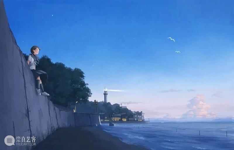 光效丨插画中梦幻温馨的光影世界，夜晚的灯光那么暖 插画 夜晚 梦幻 灯光 世界 光效 光影 上方 中国舞台美术学会 右上 崇真艺客