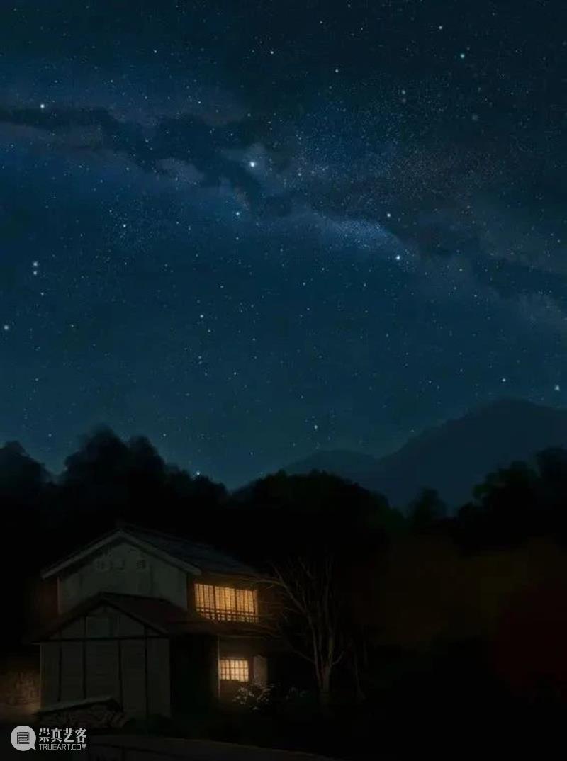 光效丨插画中梦幻温馨的光影世界，夜晚的灯光那么暖 插画 夜晚 梦幻 灯光 世界 光效 光影 上方 中国舞台美术学会 右上 崇真艺客
