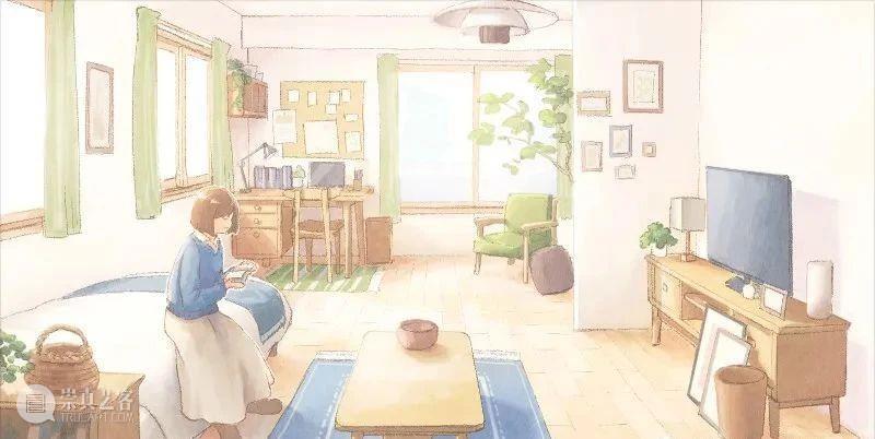 光效丨插画中梦幻温馨的光影世界，夜晚的灯光那么暖 插画 夜晚 梦幻 灯光 世界 光效 光影 上方 中国舞台美术学会 右上 崇真艺客