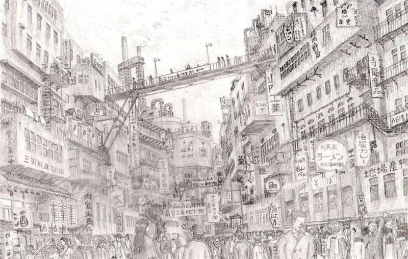 光效丨插画中梦幻温馨的光影世界，夜晚的灯光那么暖 插画 夜晚 梦幻 灯光 世界 光效 光影 上方 中国舞台美术学会 右上 崇真艺客