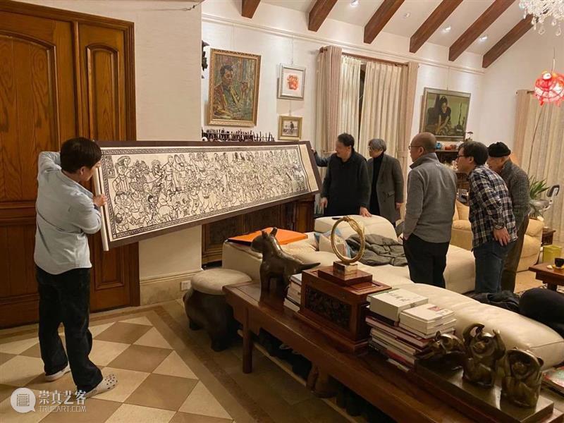 黄永玉将北京奥运主题巨幅作品《中国=mc²》捐赠给北京画院 黄永玉 中国 北京 奥运 主题 作品 北京画院 油画 版画 艺术展 崇真艺客