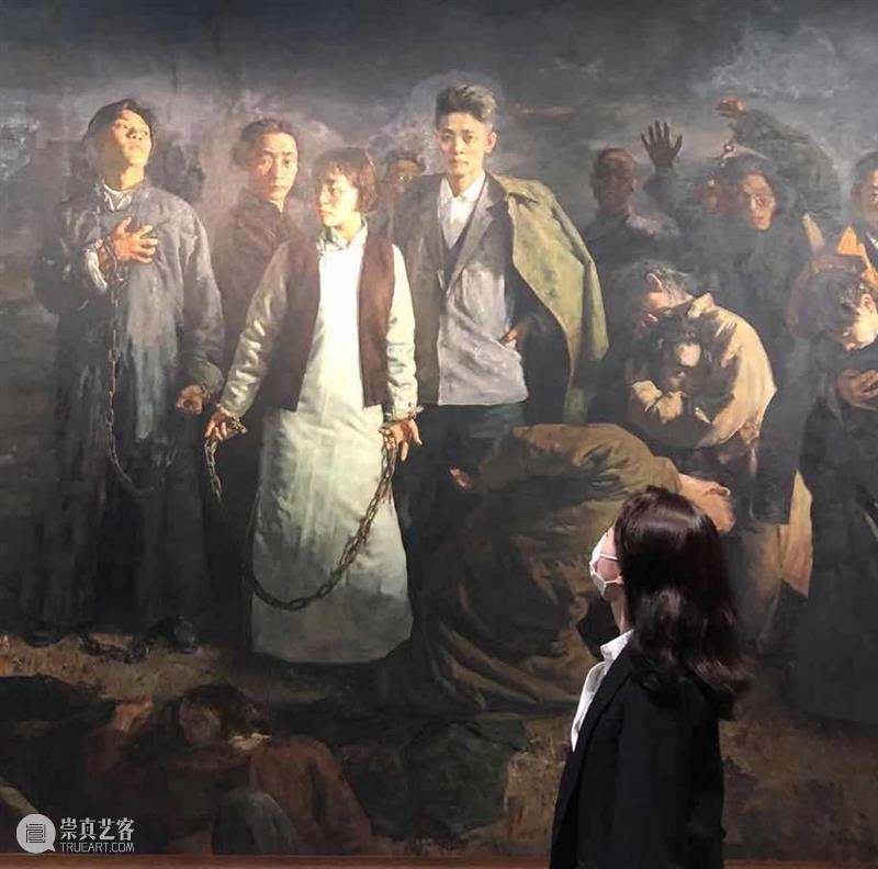 作家在地狱!锦绣山河,我用生命守护 生命 作家 地狱 龙华烈士纪念馆 油画 龙华 烈士 目光 慷慨 中间 崇真艺客