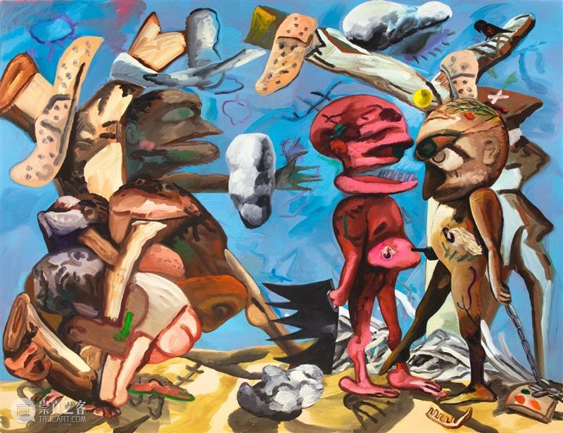卓纳画廊宣布代理戴纳·舒茨（Dana Schutz） 卓纳 画廊 戴纳 舒茨 Dana Schutz 伐木工人 布面 油画 厘米 崇真艺客