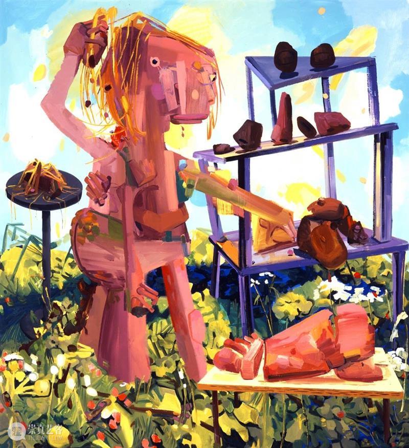 卓纳画廊宣布代理戴纳·舒茨(Dana Schutz) 卓纳 画廊 戴纳 舒茨 Dana Schutz 伐木工人 布面 油画 厘米 崇真艺客