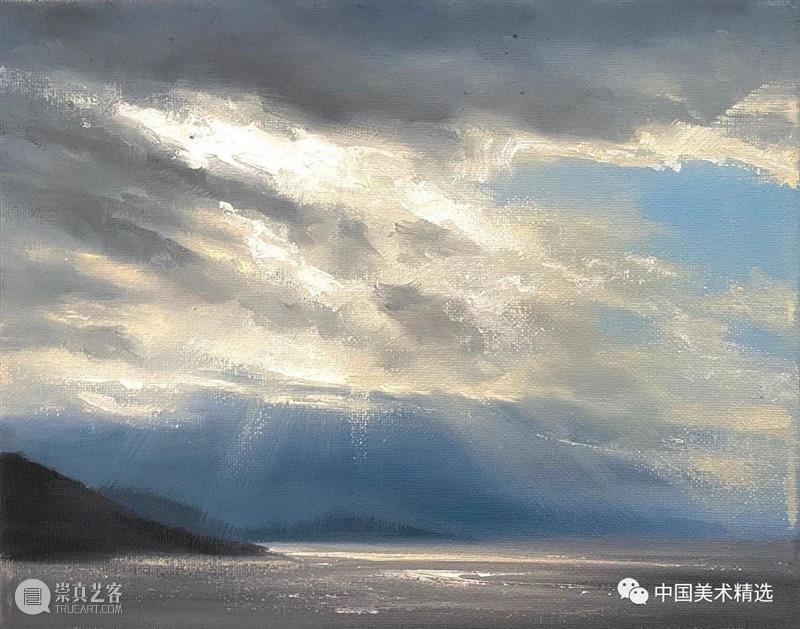 云卷云舒 云卷云舒 创造力 美国 艺术家 Ksenya Verse 天空 云层 水域 太阳 崇真艺客