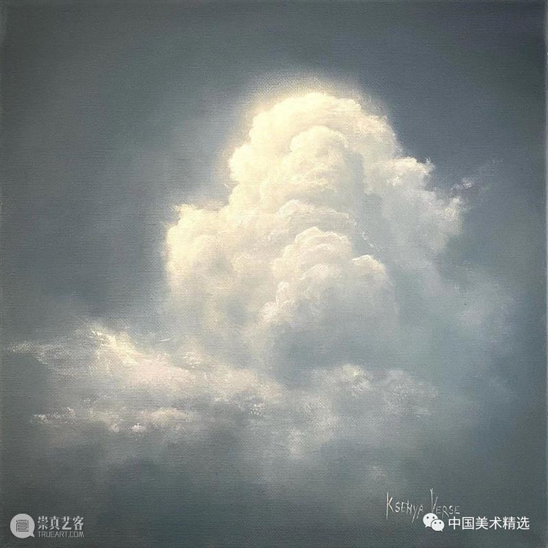 云卷云舒 云卷云舒 创造力 美国 艺术家 Ksenya Verse 天空 云层 水域 太阳 崇真艺客