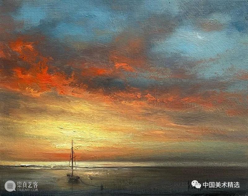云卷云舒 云卷云舒 创造力 美国 艺术家 Ksenya Verse 天空 云层 水域 太阳 崇真艺客