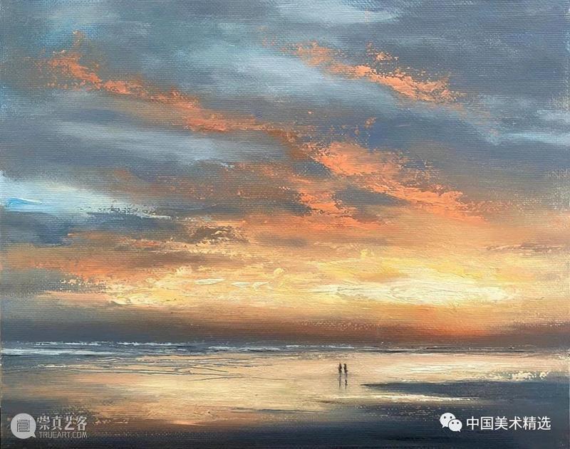 云卷云舒 云卷云舒 创造力 美国 艺术家 Ksenya Verse 天空 云层 水域 太阳 崇真艺客