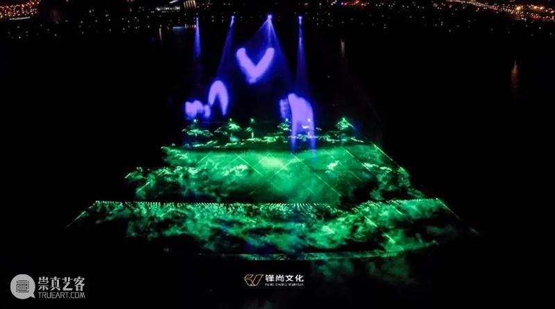 180米宽喷泉矩阵，总时长15分钟，大型水上光影演绎《追江赶海》| 锋尚出品 水上 光影 追江赶海 喷泉 矩阵 锋尚 本文 微信公众号 锋尚文化FSSJ 金秋 崇真艺客