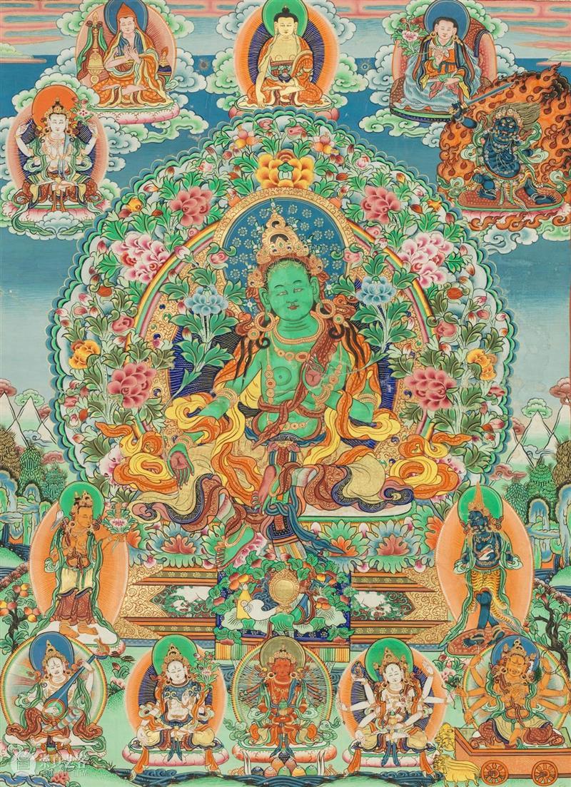 云观展 | “吉祥圣域——藏传佛教绘画与造像艺术展”展品欣赏（三） 藏传佛教 圣域 艺术展 云观展 展品 公元 中叶 佛教 印度 西藏 崇真艺客