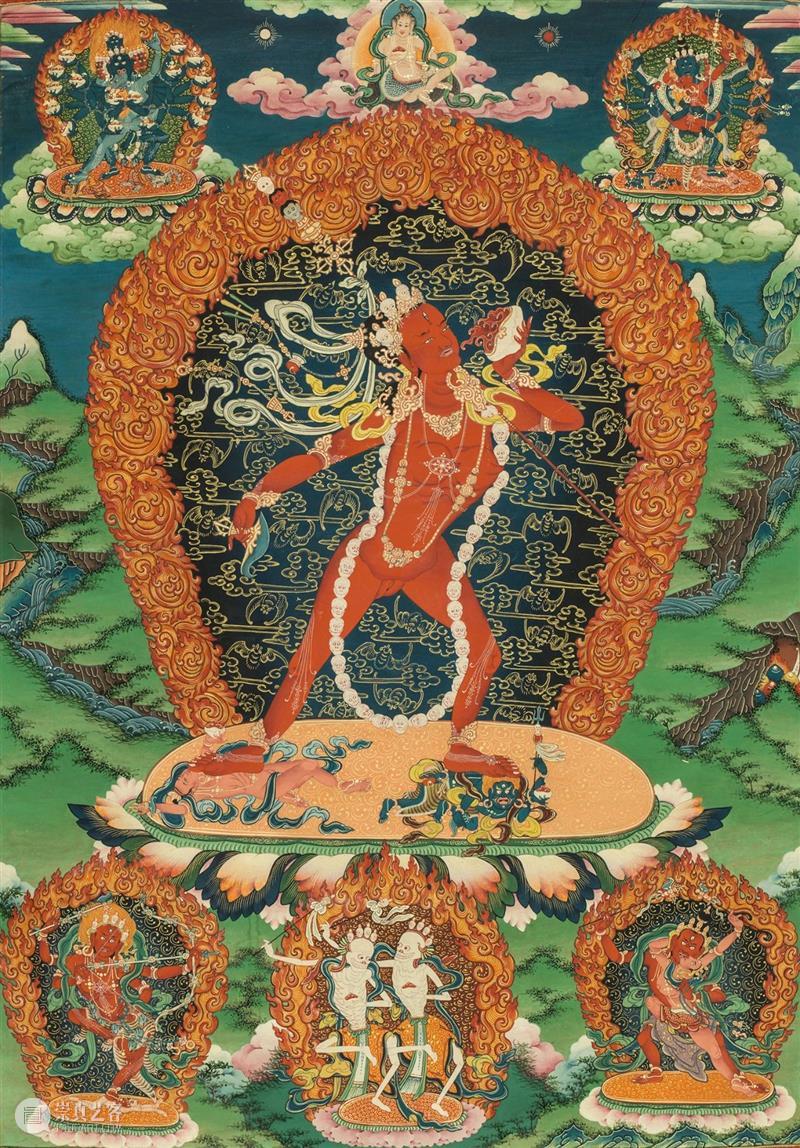 云观展 | “吉祥圣域——藏传佛教绘画与造像艺术展”展品欣赏（三） 藏传佛教 圣域 艺术展 云观展 展品 公元 中叶 佛教 印度 西藏 崇真艺客