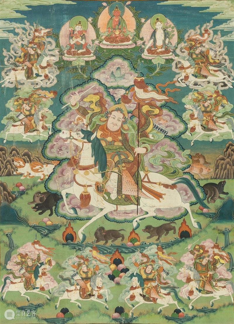 云观展 | “吉祥圣域——藏传佛教绘画与造像艺术展”展品欣赏（三） 藏传佛教 圣域 艺术展 云观展 展品 公元 中叶 佛教 印度 西藏 崇真艺客
