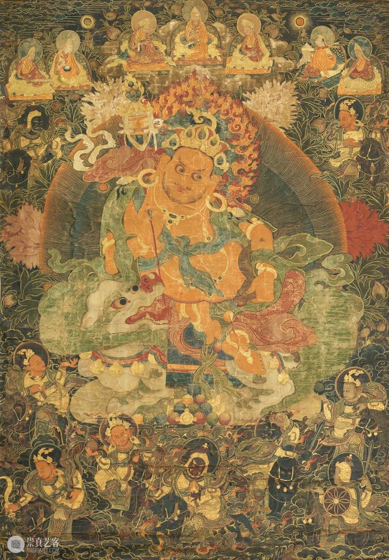 云观展 | “吉祥圣域——藏传佛教绘画与造像艺术展”展品欣赏（三） 藏传佛教 圣域 艺术展 云观展 展品 公元 中叶 佛教 印度 西藏 崇真艺客