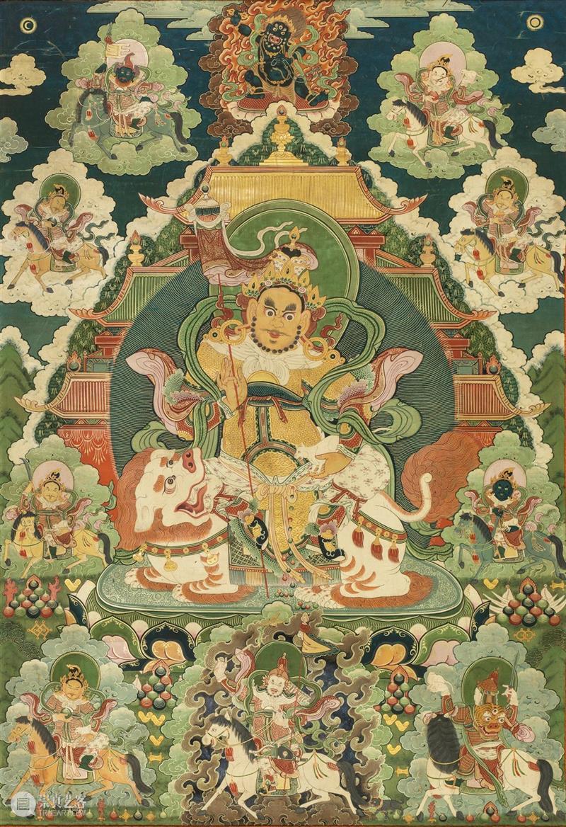 云观展 | “吉祥圣域——藏传佛教绘画与造像艺术展”展品欣赏（三） 藏传佛教 圣域 艺术展 云观展 展品 公元 中叶 佛教 印度 西藏 崇真艺客