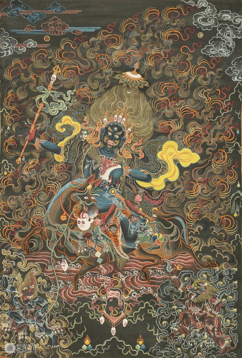 云观展 | “吉祥圣域——藏传佛教绘画与造像艺术展”展品欣赏（三） 藏传佛教 圣域 艺术展 云观展 展品 公元 中叶 佛教 印度 西藏 崇真艺客