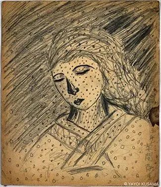 三为｜草间弥生与嬉皮士 草间弥生 嬉皮士 墙上 知了 造物者 手势 背影 世界 蔡康永 日语 崇真艺客