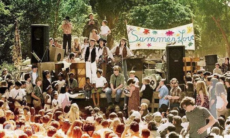 三为｜草间弥生与嬉皮士 草间弥生 嬉皮士 墙上 知了 造物者 手势 背影 世界 蔡康永 日语 崇真艺客