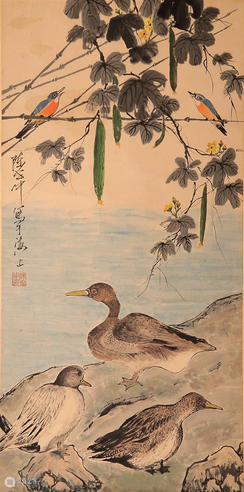 敬华网拍丨书画第二十五期 敬华 书画 二维码 预展 艺术 空间 张桂铭 设色纸本 扇片 佚名 崇真艺客