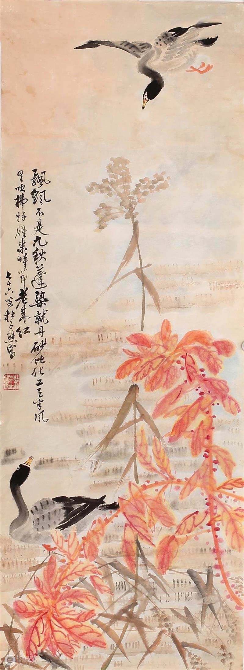 敬华网拍丨书画第二十五期 敬华 书画 二维码 预展 艺术 空间 张桂铭 设色纸本 扇片 佚名 崇真艺客