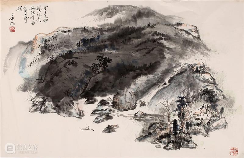 敬华网拍丨书画第二十五期 敬华 书画 二维码 预展 艺术 空间 张桂铭 设色纸本 扇片 佚名 崇真艺客