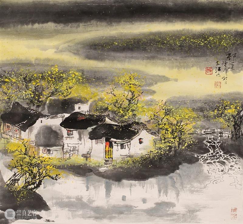 敬华网拍丨书画第二十五期 敬华 书画 二维码 预展 艺术 空间 张桂铭 设色纸本 扇片 佚名 崇真艺客