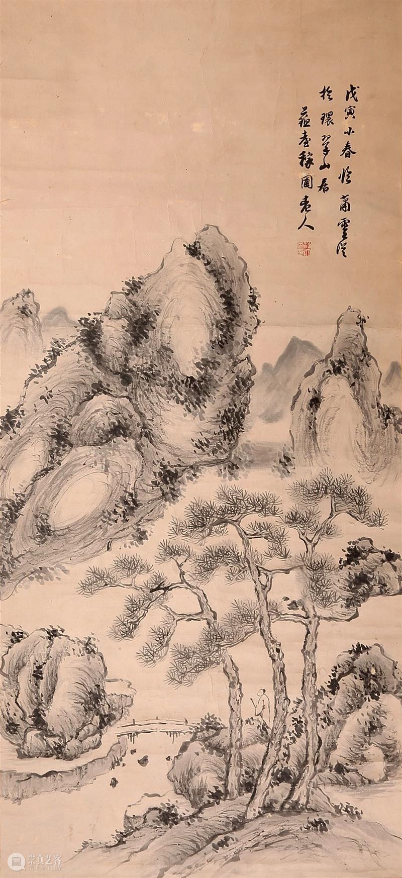 敬华网拍丨书画第二十五期 敬华 书画 二维码 预展 艺术 空间 张桂铭 设色纸本 扇片 佚名 崇真艺客