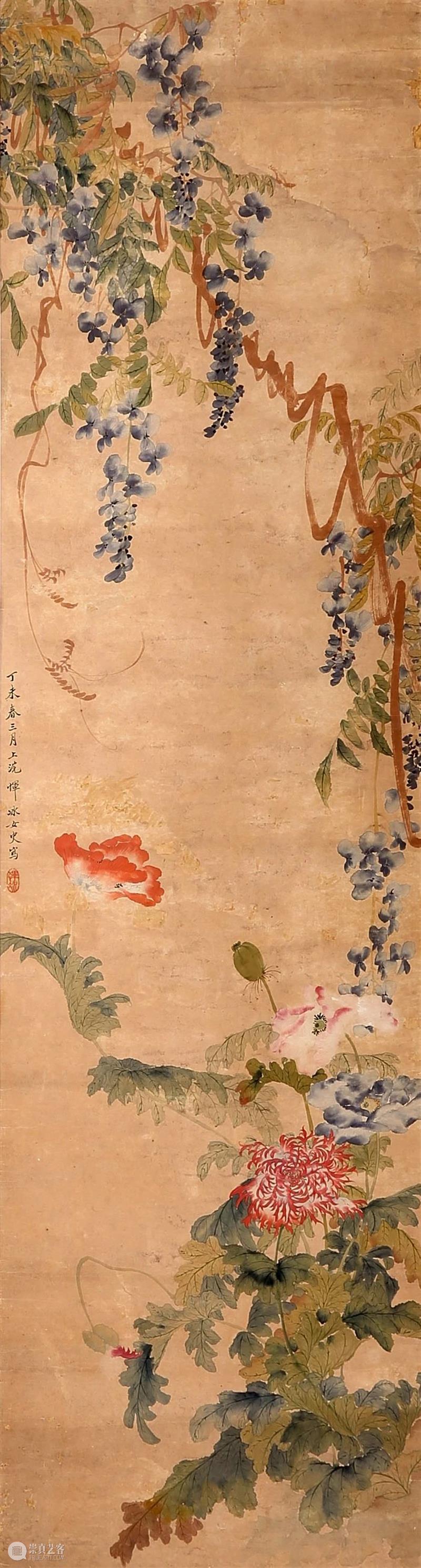 敬华网拍丨书画第二十五期 敬华 书画 二维码 预展 艺术 空间 张桂铭 设色纸本 扇片 佚名 崇真艺客