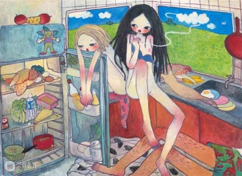 村上隆最受欢迎的接班弟子，二次元少女高野绫 高野绫 村上隆 弟子 二次元 少女 文章 公众 艺术 Art Absolute 崇真艺客