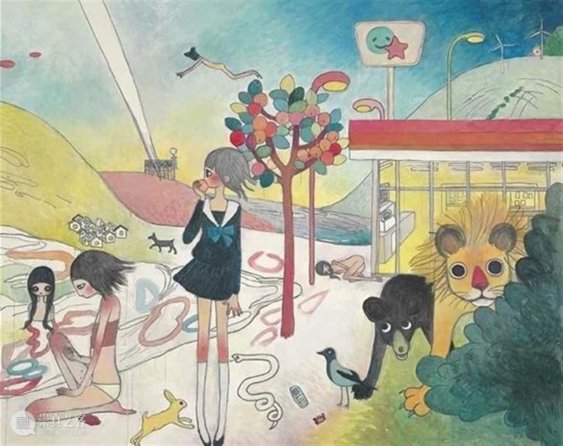 村上隆最受欢迎的接班弟子，二次元少女高野绫 高野绫 村上隆 弟子 二次元 少女 文章 公众 艺术 Art Absolute 崇真艺客