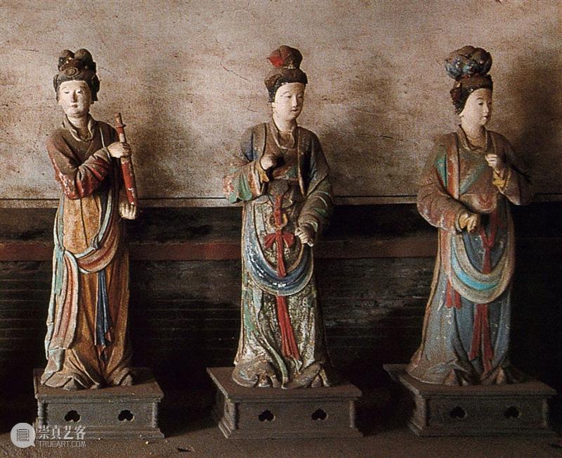晋祠圣母殿彩塑：北宋现实主义雕塑的杰作 北宋 雕塑 现实主义 晋祠圣母殿彩塑 杰作 山西 太原市西南 悬瓮山 晋祠 三晋 崇真艺客
