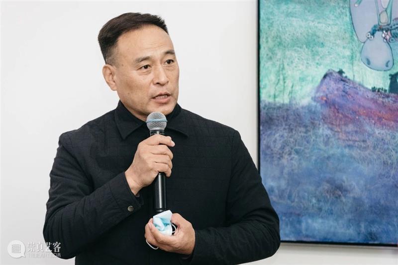 “幻与弦——刘国义个展”于“今日”开启 刘国义 个展 开幕式 现场 嘉宾 今日美术馆 中央美术学院 教授 博士生 导师 崇真艺客