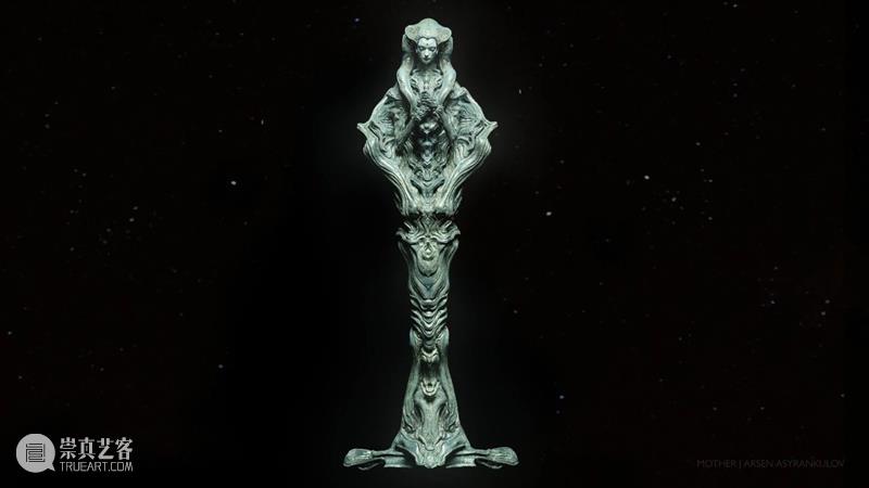 雕塑丨拉入魔幻的异次元世界，暗黑而美丽的数字雕塑 雕塑 魔幻 异次元世界 暗黑 数字雕塑 上方 中国舞台美术学会 右上 星标 本文 崇真艺客