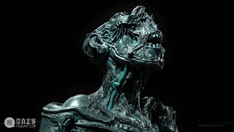 雕塑丨拉入魔幻的异次元世界，暗黑而美丽的数字雕塑 雕塑 魔幻 异次元世界 暗黑 数字雕塑 上方 中国舞台美术学会 右上 星标 本文 崇真艺客