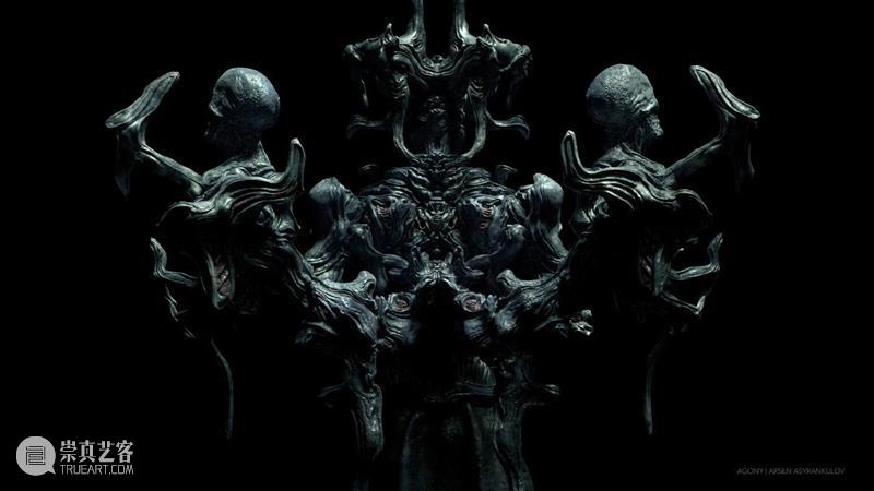雕塑丨拉入魔幻的异次元世界，暗黑而美丽的数字雕塑 雕塑 魔幻 异次元世界 暗黑 数字雕塑 上方 中国舞台美术学会 右上 星标 本文 崇真艺客