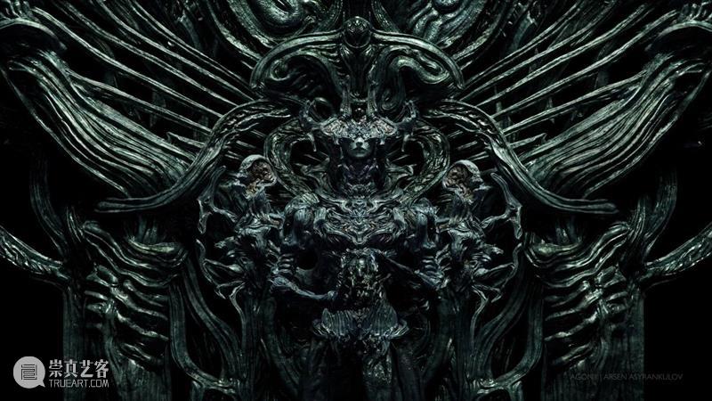 雕塑丨拉入魔幻的异次元世界，暗黑而美丽的数字雕塑 雕塑 魔幻 异次元世界 暗黑 数字雕塑 上方 中国舞台美术学会 右上 星标 本文 崇真艺客